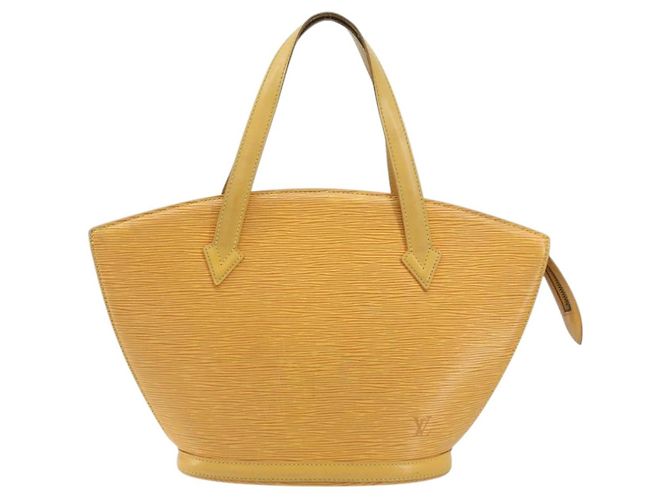 LOUIS VUITTON Borsa a Spalla Epi Saint Jacques Gialla M52269 LV Auth BA11747 Giallo - vista 13
