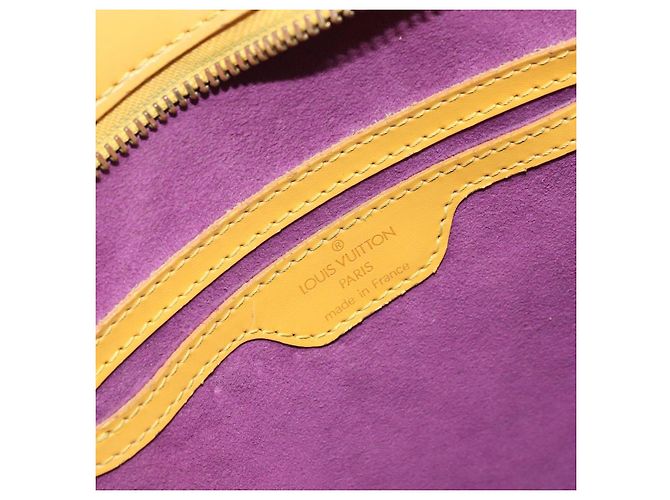 LOUIS VUITTON Borsa a Spalla Epi Saint Jacques Gialla M52269 LV Auth BA11747 Giallo - vista 17