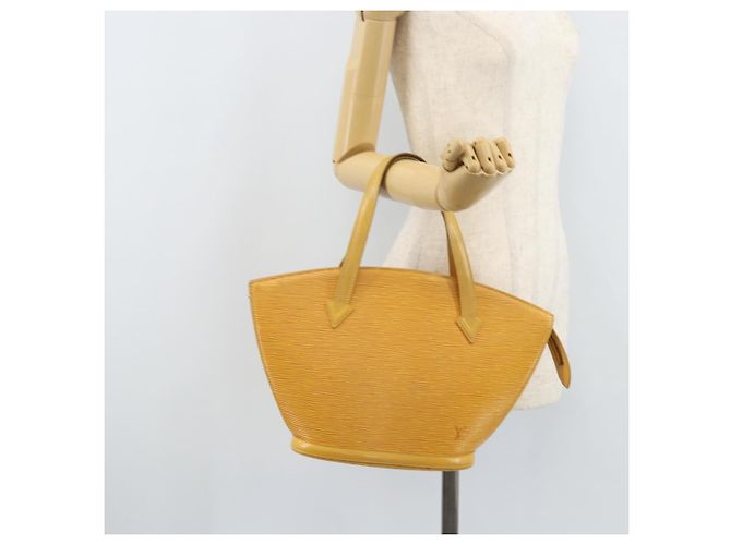 LOUIS VUITTON Borsa a Spalla Epi Saint Jacques Gialla M52269 LV Auth BA11747 Giallo - vista 21