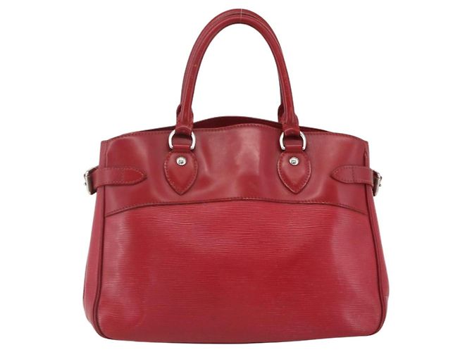 LOUIS VUITTON Borsa a Mano Epi Passy PM Rossa M5926E LV Auth BA11854 Rosso - vista 13