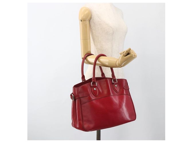 LOUIS VUITTON Borsa a Mano Epi Passy PM Rossa M5926E LV Auth BA11854 Rosso - vista 23