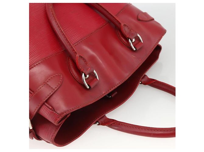 LOUIS VUITTON Borsa a Mano Epi Passy PM Rossa M5926E LV Auth BA11854 Rosso - vista 6
