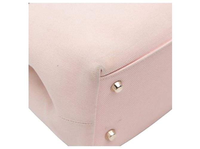 Dior Edizione Limitata Medium Toile Stampata Diorissimo Sac Rosa - vista 7