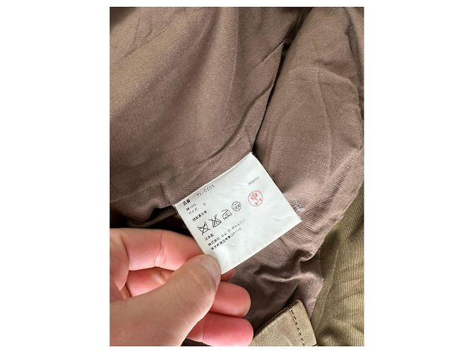 Comme Des Garcons Vintage Comme Des Garçons Denim-Trenchcoat Khaki S - Ansicht 10