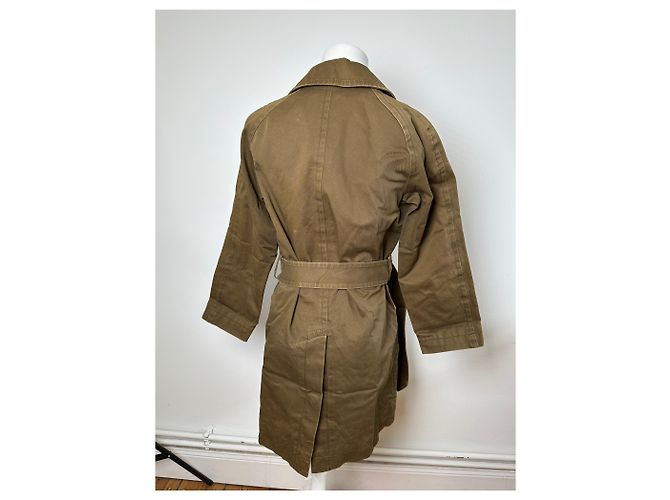 Comme Des Garcons Vintage Comme Des Garçons Denim-Trenchcoat Khaki S - Ansicht 13