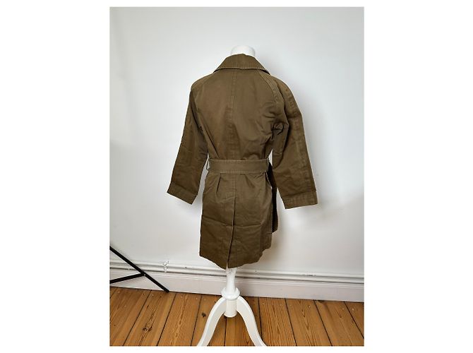 Comme Des Garcons Vintage Comme Des Garçons Denim-Trenchcoat Khaki S - Ansicht 3