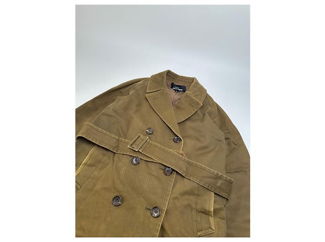 Comme Des Garcons Vintage Comme Des Garçons Denim-Trenchcoat Khaki S - Ansicht 5
