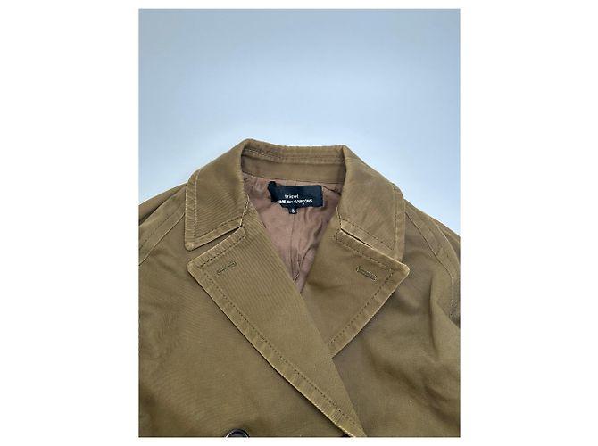 Comme Des Garcons Vintage Comme Des Garçons Denim-Trenchcoat Khaki S - Ansicht 6