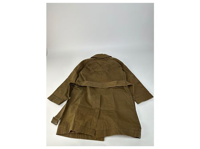 Comme Des Garcons Vintage Comme Des Garçons Denim-Trenchcoat Khaki S - Ansicht 8