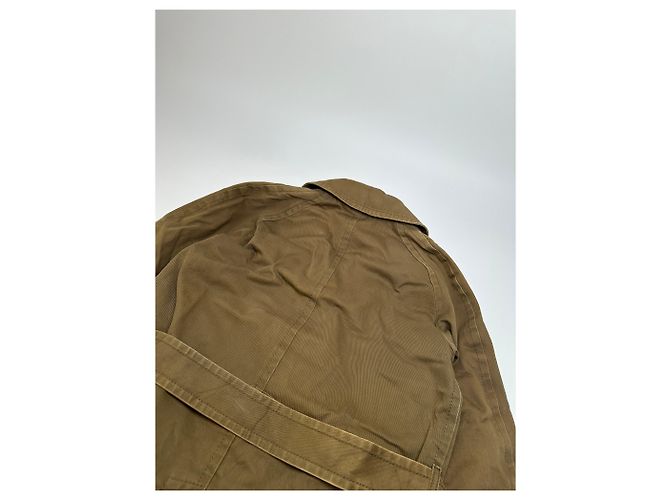 Comme Des Garcons Vintage Comme Des Garçons Denim-Trenchcoat Khaki S - Ansicht 9