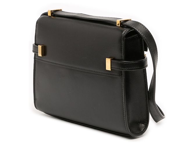 Saint Laurent Mini Box Umhängetasche aus Kalbsleder Manhattan - Ansicht 2