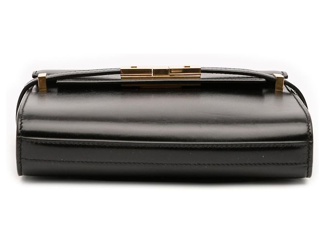 Saint Laurent Mini Box Umhängetasche aus Kalbsleder Manhattan - Ansicht 3