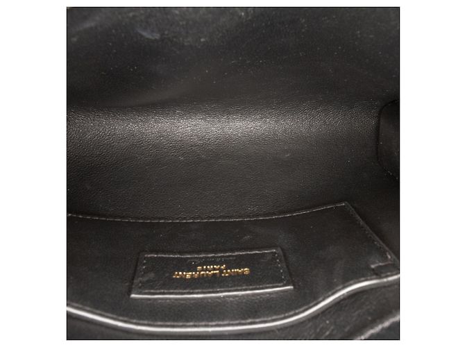 Saint Laurent Mini Box Umhängetasche aus Kalbsleder Manhattan - Ansicht 4