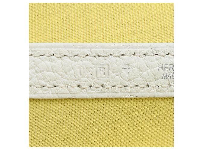 Hermès Toile e Negonda Garden Party 36 Giallo - vista 6