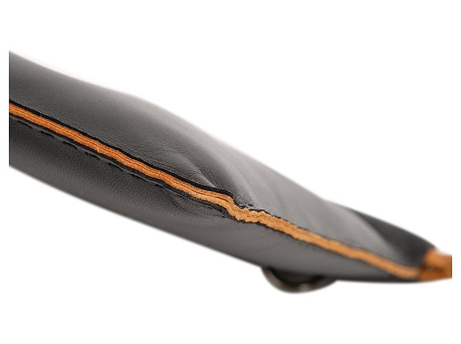 Hermès Milo Pelle di Pecora Pilo Pochette Nero - vista 7