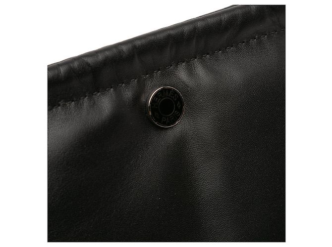 Hermès Milo Pelle di Pecora Pilo Pochette Nero - vista 8