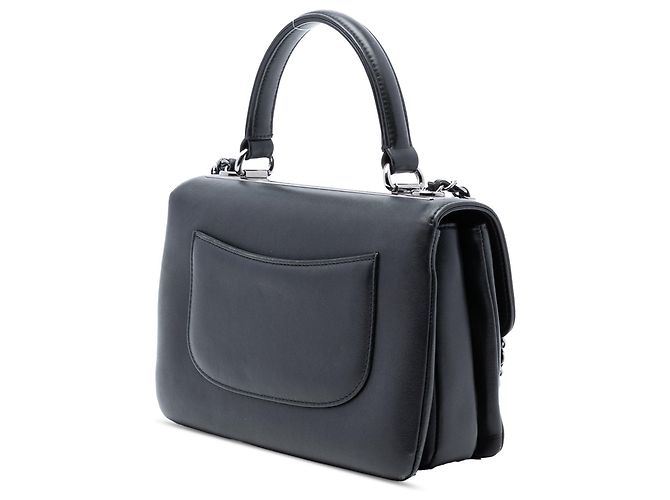 Borsa a mano Chanel Small Cuir d’agneau Trendy CC Nero - vista 2