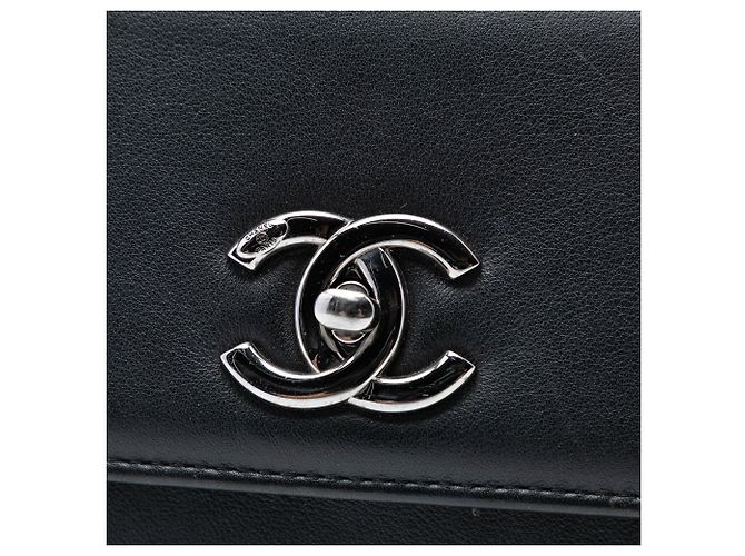 Borsa a mano Chanel Small Cuir d’agneau Trendy CC Nero - vista 6