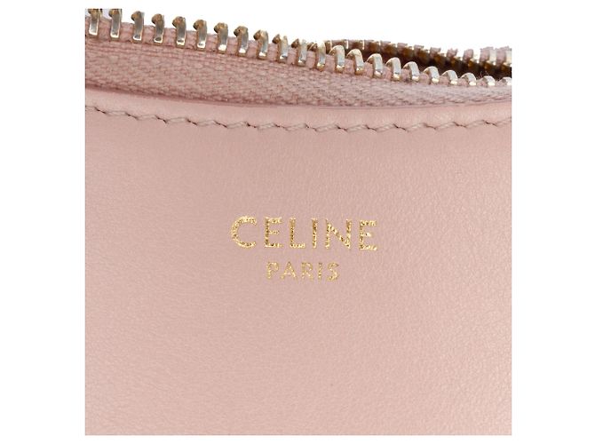 Céline Bolsa transversal Celine Medium em couro de vitela lisa Ava Rosa - vista 6