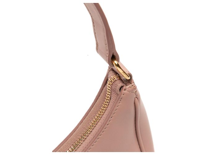 Céline Bolsa transversal Celine Medium em couro de vitela lisa Ava Rosa - vista 9