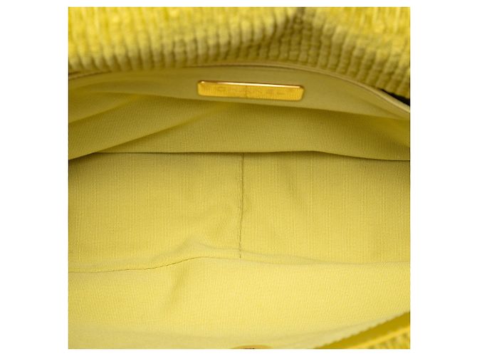 Chanel Grande Corduroy 19 con patta Verde - vista 4