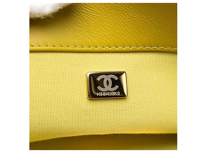 Chanel Grande Corduroy 19 con patta Verde - vista 5