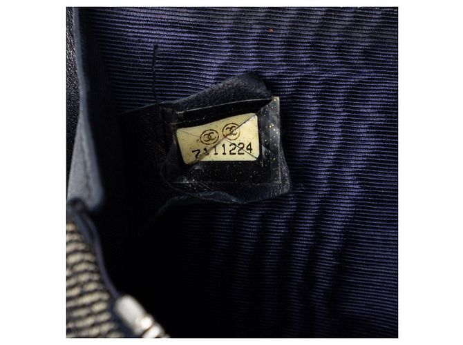 Chanel CC Choco Bar Jean Catena con patta Grigio - vista 6