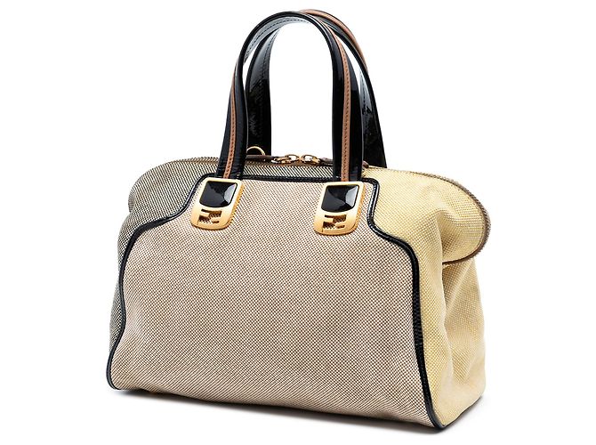 Borsa Chameleon Colorblock Toile Fendi - vista 2