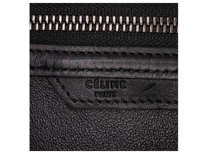 Céline Celine Micro Tricolor Leder Luggage Cabas Blau - Ansicht 5