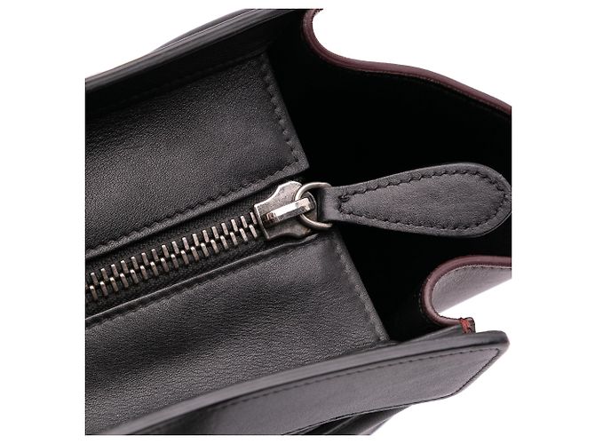 Céline Celine Micro Tricolor Leder Luggage Cabas Blau - Ansicht 8