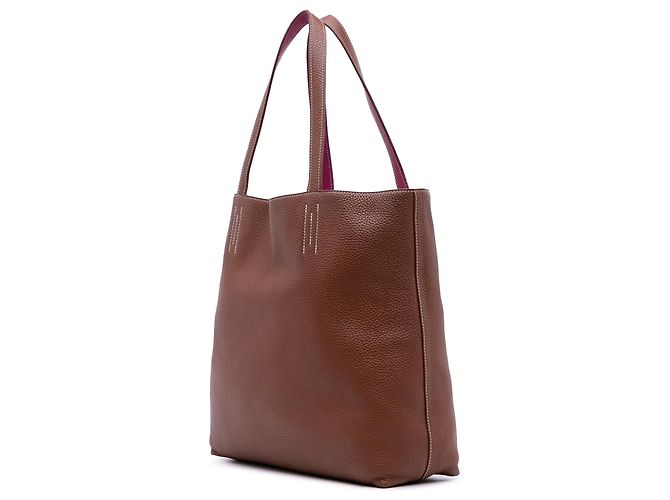 Hermès Clemence Double Sens 36 Marrone - vista 2
