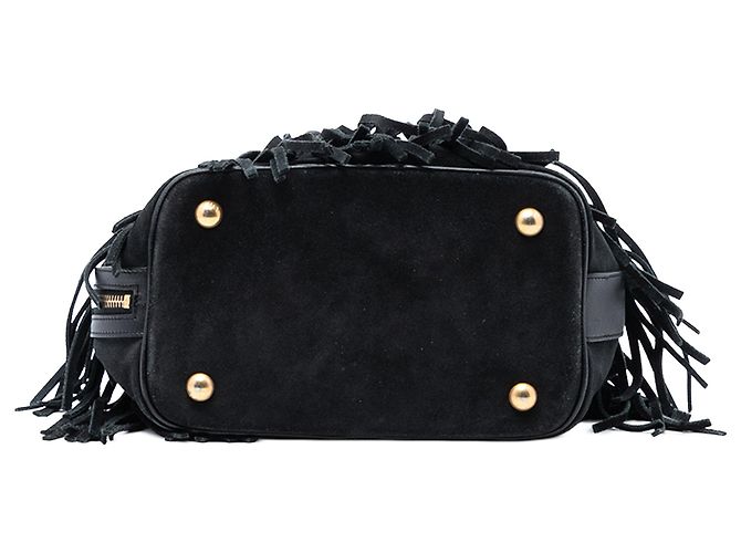 Bolso de flecos Emmanuelle de ante pequeño de Saint Laurent - vista 3