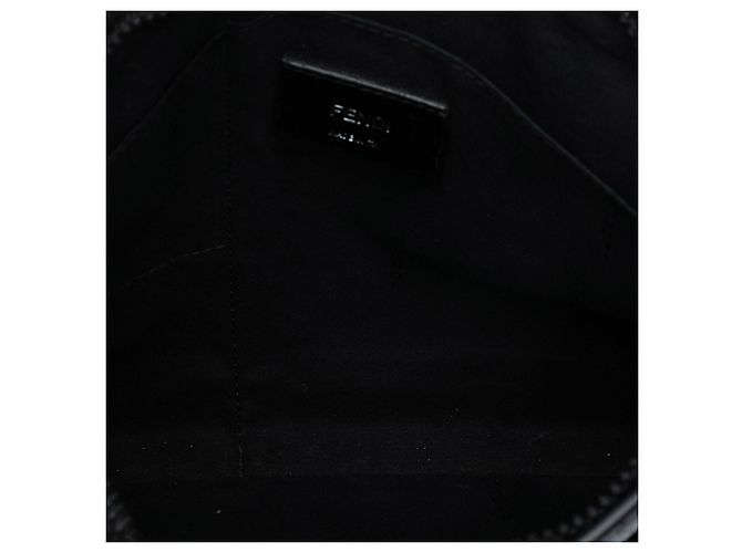Borsa a tracolla Fendi Zucca Spalmati Ombre Nero - vista 4