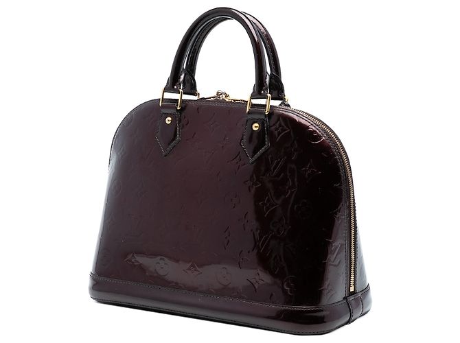 Louis Vuitton Monogram Vernis Alma PM Porpora - vista 2