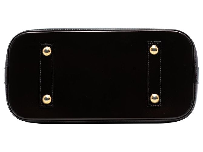 Louis Vuitton Monogram Vernis Alma PM Porpora - vista 3