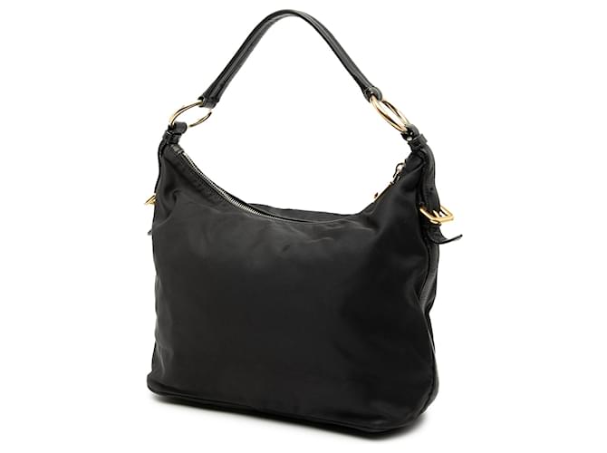 Borsa a tracolla Prada Tessuto Nero - vista 2