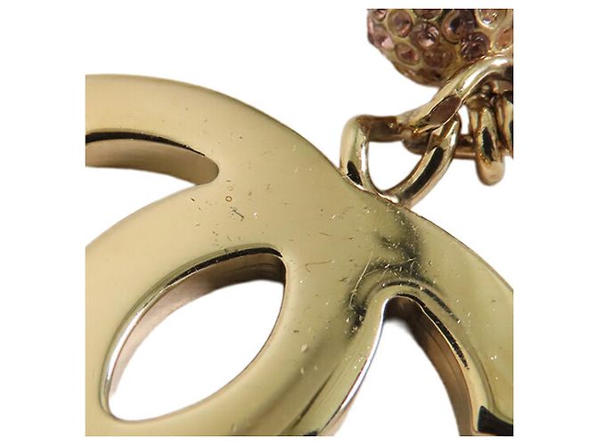Bracciale charm CC con strass placcato Chanel D'oro - vista 6