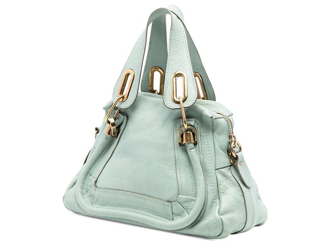 Borsa Paraty in pelle Chloé piccola Verde - vista 2