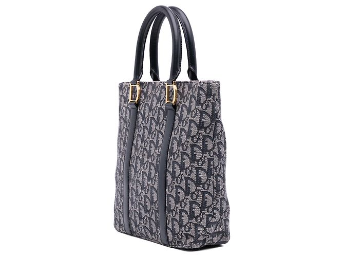 Dior Diorissimo Trotter Toile Cabas Blu - vista 2