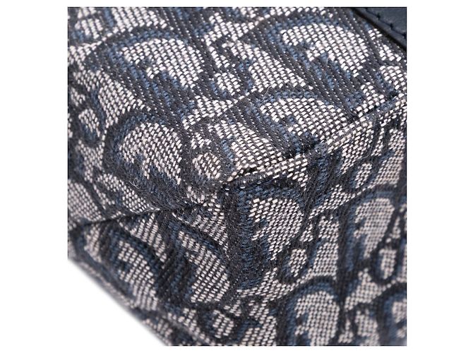 Dior Diorissimo Trotter Toile Cabas Blu - vista 8
