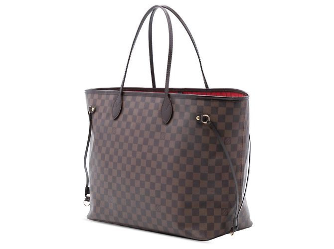 Louis Vuitton Damier Ebene Neverfull GM Marrone - vista 2