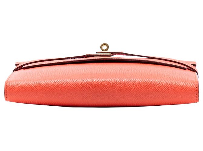 Cartera Larga Kelly en Epsom de Hermès Naranja - vista 3