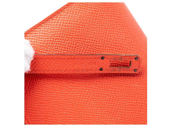 Cartera Larga Kelly en Epsom de Hermès Naranja - vista 6