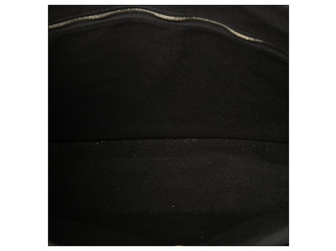 Borsa Troca Orizzontale MM in Tela Hermès Nero - vista 4