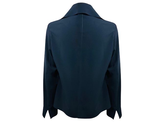 Giacca da sub blu navy Akris Punto - vista 3