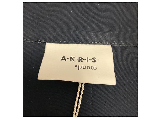 Giacca da sub blu navy Akris Punto - vista 4
