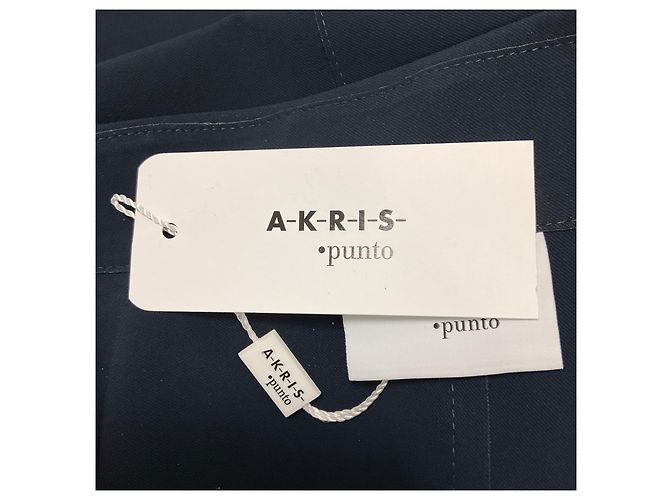 Giacca da sub blu navy Akris Punto - vista 6