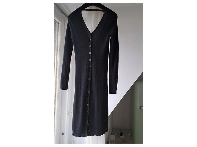 Autre Marque Schwarzes Strickkleid Größe M (36/38 Fr) - Ansicht 2