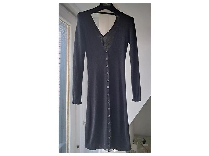 Autre Marque Schwarzes Strickkleid Größe M (36/38 Fr) - Ansicht 4