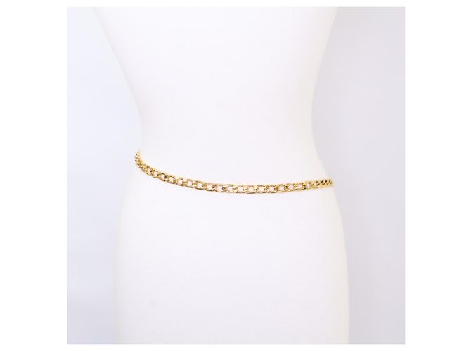 Cinturón de cadena dorada con moneda Coco Mark Cambon 94P de Chanel Dorado - vista 7